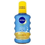 Nivea Sun Protect and Refresh Invisible Cooling 10 Low Sun Spray, 200 ml
