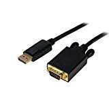 StarTech.com 15 ft DisplayPort to VGA Adapter Cable - DP to VGA Video Converter - Active DisplayPort to VGA Cable for PC 1920x1200 - Black