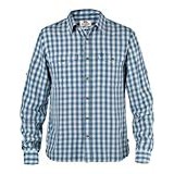Fjällräven Abisko Cool LS Camisa, Hombre, Azul (Lake Blue), XL