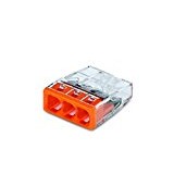 Wago 2273-203 Orange,Transparent cable splitter/combiner - cable splitters or combiners (Orange, Transparent, 14 mm, 16.7 mm, 5.8 mm, 1.017 g)