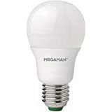 LED GLS 9.5W ES Frosted Cool White Megaman