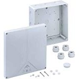 Spelsberg Abox 350-L Polystyrene electrical junction box - Electrical Junction Boxes (Grey, 250 mm, 250 mm, 115 mm)