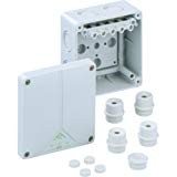 Spelsberg Abox 060-6² Polystyrene electrical junction box - Electrical Junction Boxes (Grey, 110 mm, 110 mm, 67 mm)