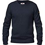 Fjallraven Men's Ovik Flat-Knitted Crew Neck Sweater - Small - Dark Navy
