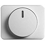 Busch-Jaeger 6540-24G Control cover for rotary Dimmer, alabaster/studio white, alpha nea