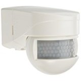 Luxomat LC-Click Mini Motion Detector with 180 Degree Detection Area Colour: White