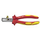 VBW 594205 Chromed VDE-Wire-Stripper, Red/Yellow, 160 mm