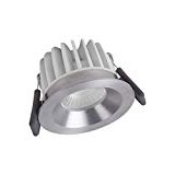 LED Vance Spot LED Indoor Recessed Spot, A Silver Point of Light (Indoor, Recessed Spot, Silver, White, Round, IP44), 8 W