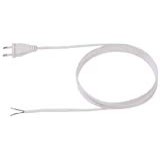 Bachmann 202.274 2m White power cable - Power Cables (2 m, Male, 250, White)