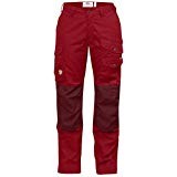 Fjällräven Barents Pro Curved Trousers Pantalones, Mujer, Rojo (Deep Red), L