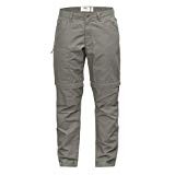 Fjällräven High Coast Trousers Zip-Off Pantalones, Mujer, Gris (Fog), L/42