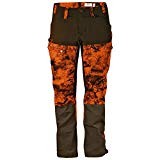 Fjällräven Lappland Hybrid Trousers Pantalones, Mujer, Naranja (Orange Camo), XL/44