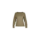 Fjällräven Övik Sweater Camiseta, Mujer, Beige (Sand), 2XS