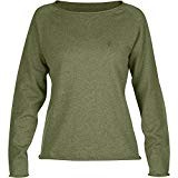 Fjällräven Övik Sweater Camiseta, Mujer, Verde, S