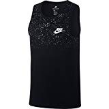 Nike M NSW GX, No Gender Tank Top, 913177-010, Nero/Bianco/Bianco, XL