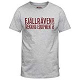Fjällräven Equipment blocco maglietta uomo, Uomo, Equipment Block T-Shirt, grigio, L