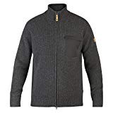 Fjällräven sörm País Zip Cardigan Jacket Men – Chaqueta de punto de lana, hombre, Sörmland, gris oscuro, medium