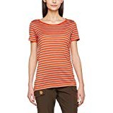 Fjällräven Damen High Coast Stripe W T-Shirt, Flame Orange, M
