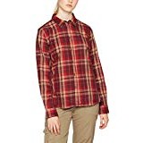 Fjällräven Damen Övik Flannel Shirt W Oberhemd, Dark Garnet, L