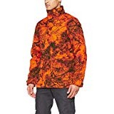 Fjällräven Herren Brenner Pro Padded Jacket Camo Jacke, Orange Camo, XL