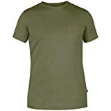 Fjällräven oevik Pocket T-Shirt a maniche corte, grigio scuro, taglia unica, Uomo, 81809, verde, L