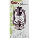 MacTronic FALCON Eye Retro Camping Lamp, Unisex, L-MC-15L-RETRO-S, argento, S