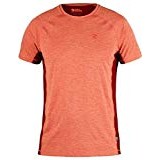 Fjällräven Abisko Vent Camiseta, Hombre, Naranja (Flame Orange/Deep Red), L