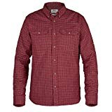 Fjällräven Forest Flannel Camisa, Hombre, Rojo (Deep Red), S