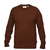 Fjällräven Övik Re-Wool sweater for men, sweater with wool, Autumn Leaf (215), XL