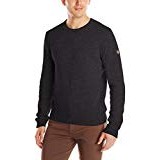 Fjällräven Övik men’s knit sweater, Men, 82409-030, dark grey, XL