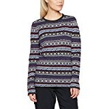 Fjällräven Övik Folk Knit Sweater w Women Wool Pullover, Womens, Övik Folk Knit Sweater W, Uncle Blue, XL