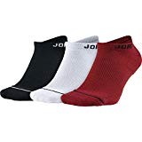 Nike Chaussettes de sport - Homme Noir (noir/blanc/rouge gym) X-Large