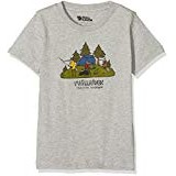 Fjallaven Kids Camping Foxes Camiseta, Unisex Niños, Gris, 11/12 Años