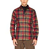 Fjällräven Fjällglim Men's Outdoor Shirt, Autumn Leaf, Standard Size, Men, 81380-325, deep red, S