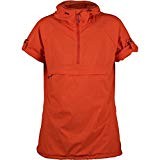 Fjällräven Greenland Women High Coast Hooded Shirt SS W Blouses T Shirts, Flame Orange (214), XX-Small