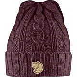 Fjällräven Braided Knit Hat – Cappello di lana dark garnet red Taglia unica 