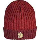 Fjällräven – Two Tone Rib Hat – Cappello di lana, dark garnet red