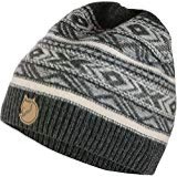 Fjallraven Unisex Ovik Folk Knit Beanie Hat -  Grey - 