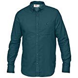 Fjällräven Övik Foxford LS Camisa, Hombre, Verde (Glacier Green), XL