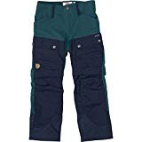 Fjällräven Keb Gaiter Trousers Pantalones, Unisex Niños, Verde (Glacier Green-Dark Navy), 7/8 Años
