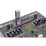 Skytec STM-2270 2 kanálový mixáží pult s MP3 přehrávačem a B