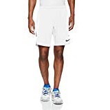 Nike Men Court Flex Ace 9In Shorts - White/Black/Black, Large
