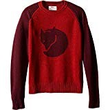Fjällräven Kinder Kids Fox Sweater Pullover Strickpullover, Dark Garnet, 110