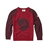 Fjällräven Kinder Kids Fox Sweater Pullover Strickpullover, Dark Garnet, 152