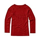 Fjällräven Kinder Kids Trail Top LS Unterhemd Longsleeve Shirt Unterziehshirt, Red, 122