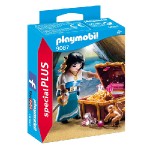 Pirátka s truhlou pokladů Playmobil