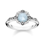 Prsten "Vintage světle modrý" Thomas Sabo