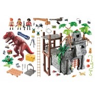 Základní tábor a T-Rex Playmobil