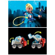 Spengler ve vozidle s klecí Playmobil