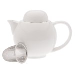 WHITE BASICS čajník 6 šálků & sítko